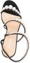 Mach & Mach Zwarte Satijnen Parel Sandalen Black Dames - Thumbnail 2