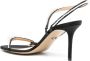 Mach & Mach Zwarte Satijnen Parel Sandalen Black Dames - Thumbnail 3