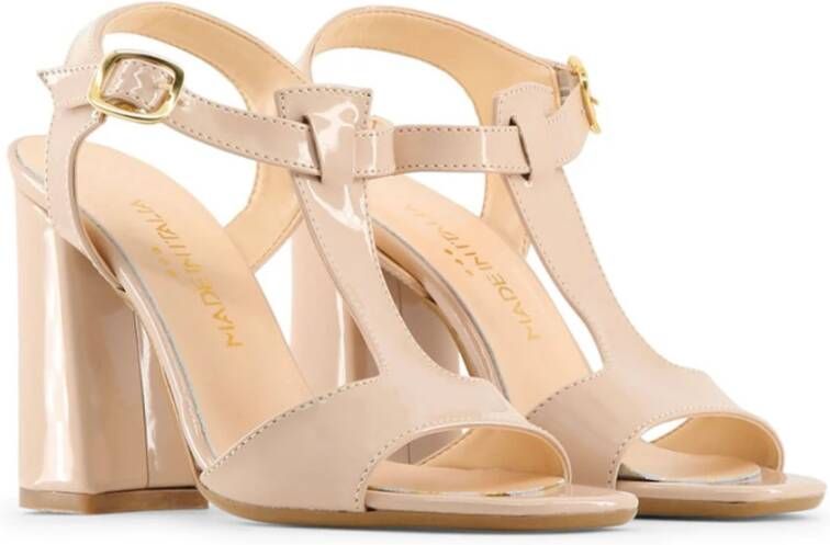 Made in Italia Bruine Strappy Sandalen Beige Dames