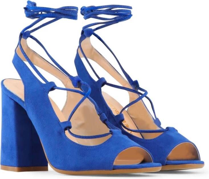 Made in Italia Dames Sandalen met Verstelbare Enkelband Blauw Dames