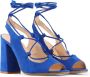 Made in Italia Zwarte sandalen met hoge hak en verstelbare enkelband Blue Dames - Thumbnail 22