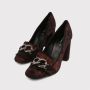 Made in Italia Schoenen Hoge hakken ENRICA-ROSSO Dames donkerrood zwart - Thumbnail 10