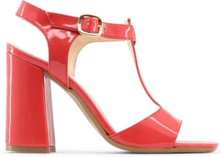 Made in Italia Lakleren Enkelband Schoenen Red Dames