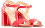 Made in Italia Damesandalen met enkelband van synthetisch lakleer Red Dames - Thumbnail 20