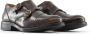 Made in Italia Leren Monk Strap Schoenen Vrouwen Herfst Winter Brown Dames - Thumbnail 2