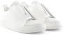 Made in Italia Leren Sneakers met Ritsdetail White Heren - Thumbnail 7