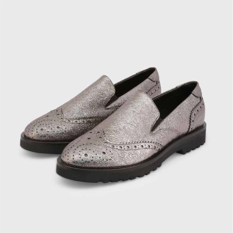 Made in Italia Openwork Schoenen Italiaanse Collectie Gray Dames