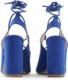 Made in Italia Zwarte sandalen met hoge hak en verstelbare enkelband Blue Dames - Thumbnail 28