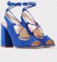 Made in Italia Zwarte sandalen met hoge hak en verstelbare enkelband Blue Dames - Thumbnail 29