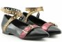 Made in Italia Schoenen Ballerina's ANTONELLA-NERO-MELANZ-BRONZO Dames zwart donkerrood - Thumbnail 18