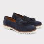 Made in Italia Tassel Loafers met 3cm Hak Blue Dames - Thumbnail 3