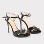 Made in Italia Verstelbare Enkelband Sandalen met Hak Black Dames - Thumbnail 2