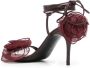 Magda Butrym Bordeaux Bloemen Sandalen Schoenen Red Dames - Thumbnail 2