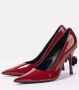 Magda Butrym Bourgondische Leren Pumps Gemaakt in Italië Red Dames - Thumbnail 4