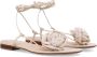 Magda Butrym Crème Gehaakte Bloem Gladiator Sandalen Beige Dames - Thumbnail 2