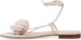 Magda Butrym Crème Gehaakte Bloem Gladiator Sandalen Beige Dames - Thumbnail 3