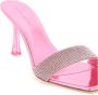 Magda Butrym Muiltjes met strass-steentjes en plexi hak Pink Dames - Thumbnail 5