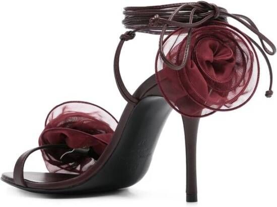 Magda Butrym Oxblood Rode Stiletto Hak Schoenen Red Dames