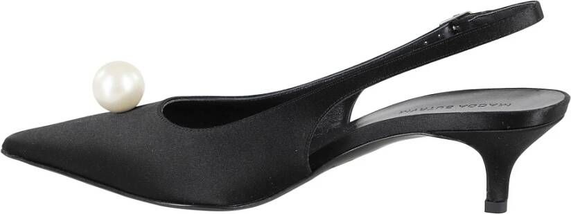 Magda Butrym Parel Kitten Heels Slingback Schoenen Black Dames