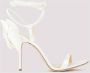 Magda Butrym Witte Pumps met Stoffen Bloemversiering White Dames - Thumbnail 3