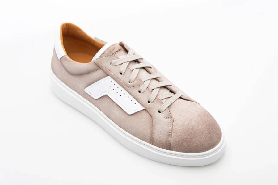 Magnanni Beige Suède Sneaker Beige Heren