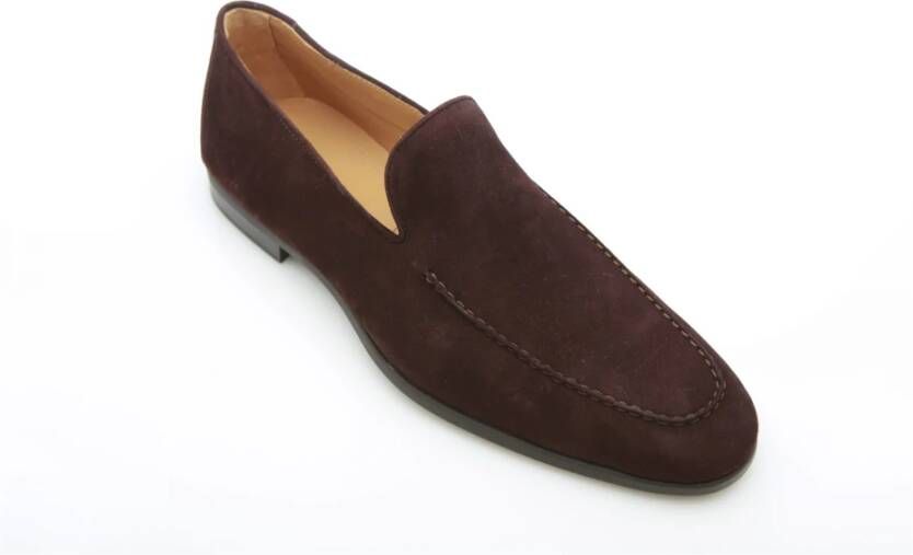 Magnanni Bruin Suède Loafer Instapper Brown Heren