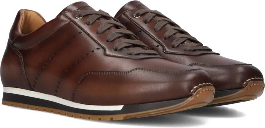 Magnanni Bruine leren sneakers 2445 Brown Heren