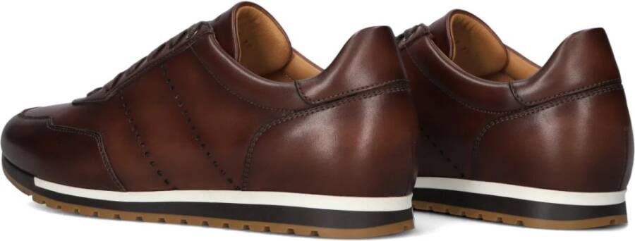 Magnanni Bruine leren sneakers 2445 Brown Heren