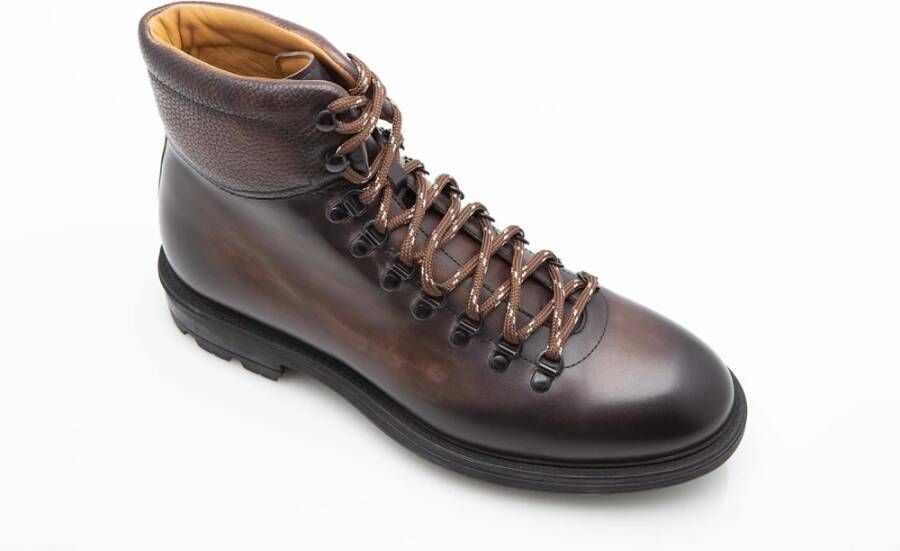 Magnanni Bruine leren wandelschoenen Brown Heren