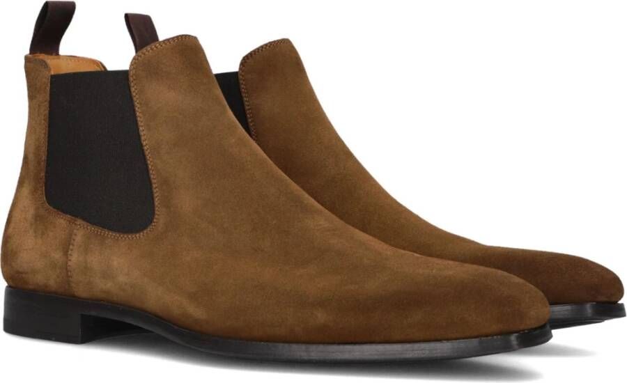 Magnanni Chelsea Boots Heren Cognac Suède Brown Heren