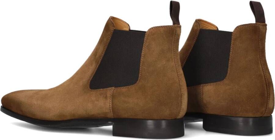 Magnanni Chelsea Boots Heren Cognac Suède Brown Heren