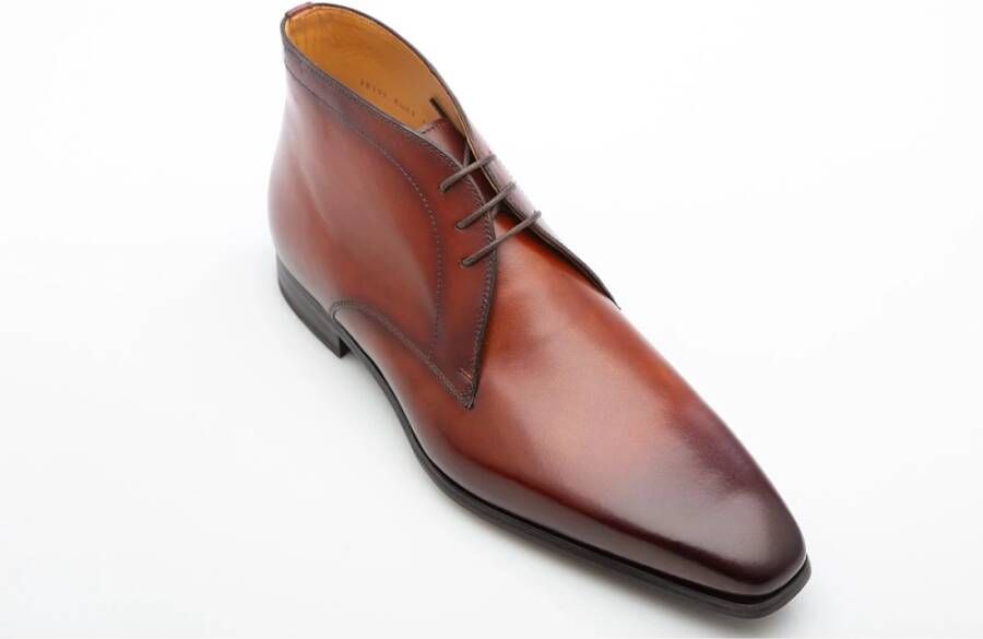 Magnanni Cognac Leren Heren Veterschoen Brown Heren