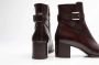 Magnanni Elegante enkellaars met alligator details Brown Dames - Thumbnail 4