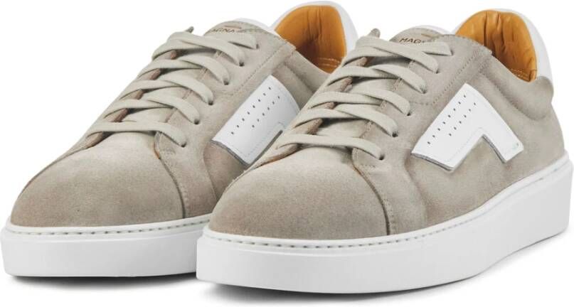Magnanni Grijze Suède Sneakers Gray Heren