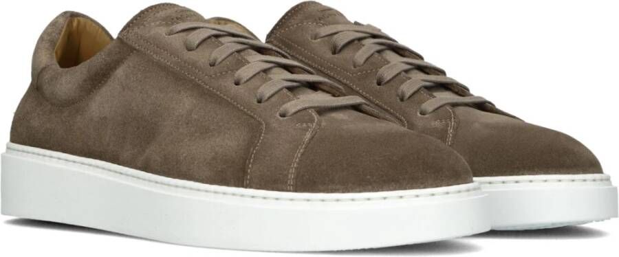 Magnanni Heren Casual Suede Sneakers Brown Heren