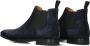 Magnanni Chelsea boots Heren Boots Laarzen Herenschoenen Suède 20109 Blauw combi - Thumbnail 4