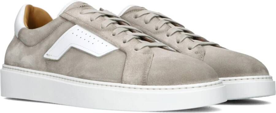 Magnanni Heren Sneakers Suède Stijlvolle Look Beige Heren