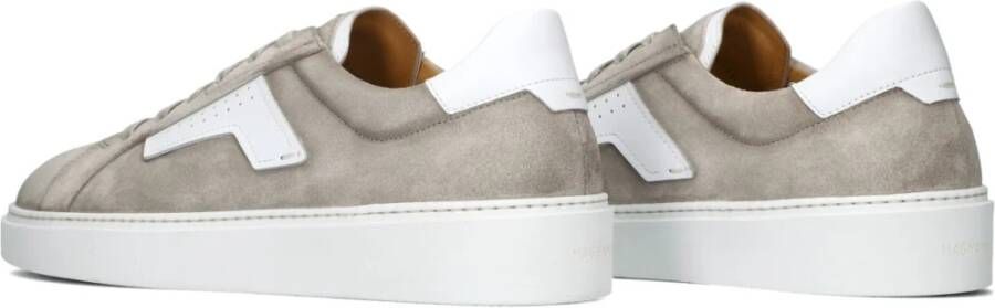 Magnanni Heren Sneakers Suède Stijlvolle Look Beige Heren