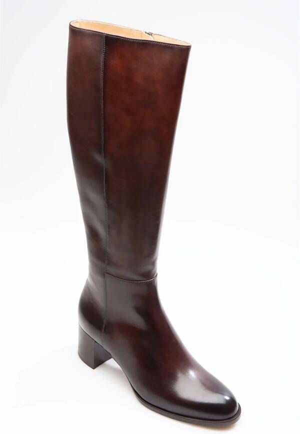 Magnanni Kniehoge laars met 5 cm hak Brown Dames