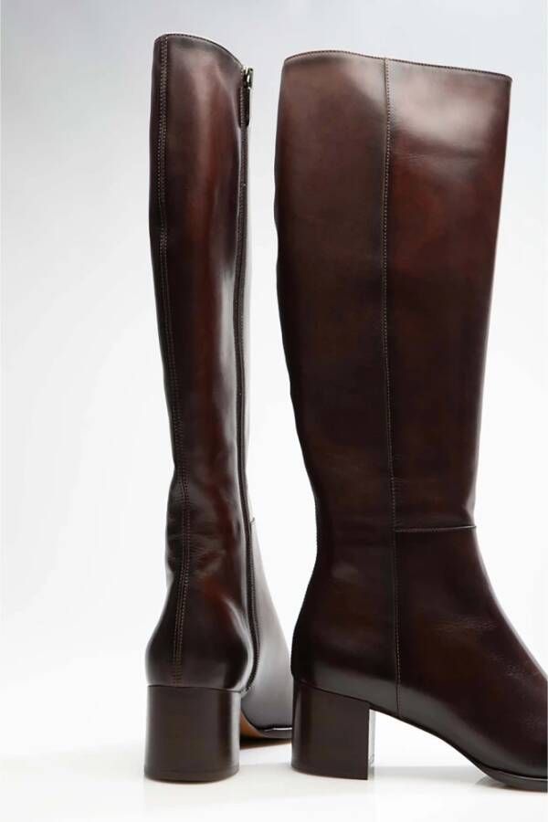 Magnanni Kniehoge laars met 5 cm hak Brown Dames