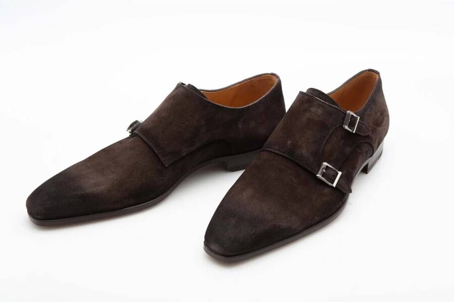 Magnanni Stijlvolle Monkschoenen Donkerbruin Brown Heren