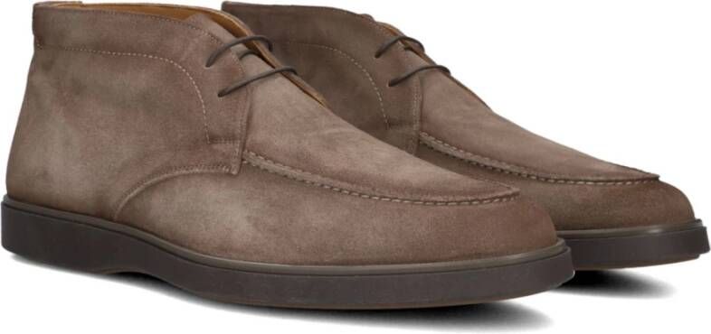 Magnanni Taupe Suède Veterschoenen 25622 Brown Heren