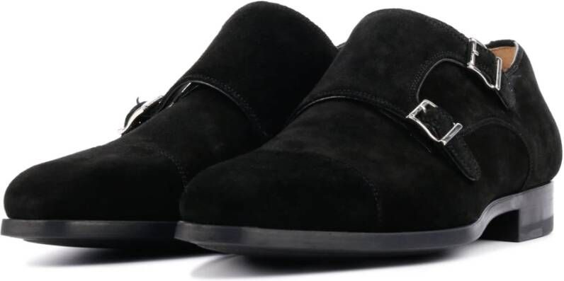 Magnanni Zwarte Gespschoenen Black Heren