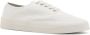 Maison Kitsuné Canvas Witte Sneakers Ronde Neus Vetersluiting White Heren - Thumbnail 2