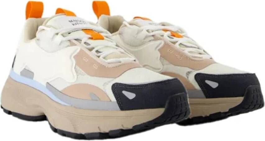 Maison Kitsuné Leather sneakers Multicolor Heren