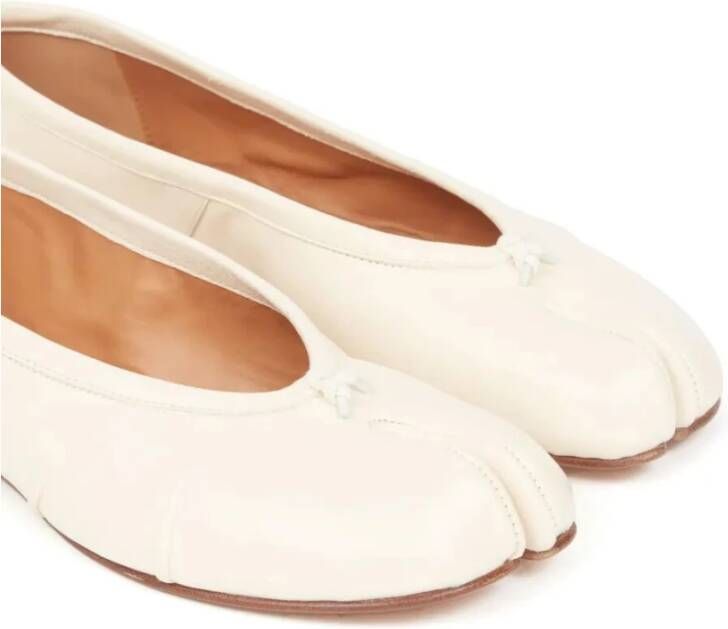 Maison Margiela Ballerina Tabi Schoenen Beige Dames