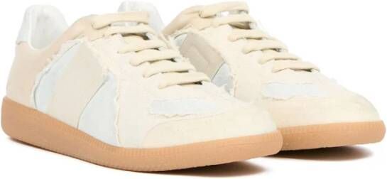 Maison Margiela Beige Replica Inside Out Leren Schoenen Beige Dames