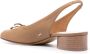 Maison Margiela Beige Tabi Pump met Strikdetail Beige Dames - Thumbnail 3