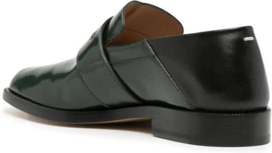 Maison Margiela Blauwe Casual Loafers met PVC-zool Green Dames