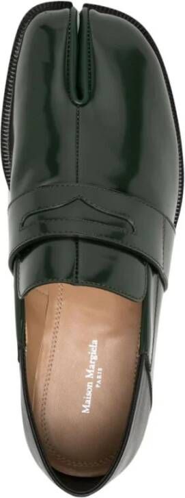 Maison Margiela Blauwe Casual Loafers met PVC-zool Green Dames